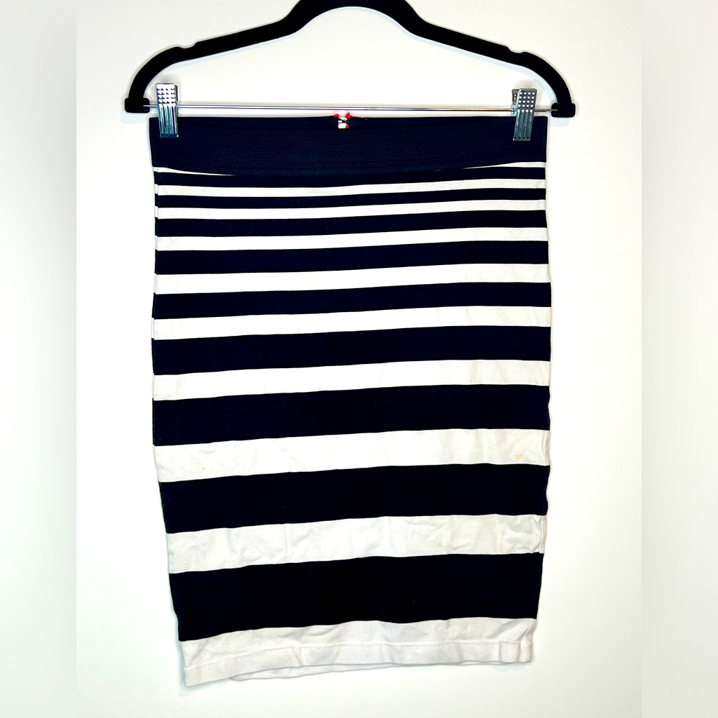 Striped Midi Skirt
